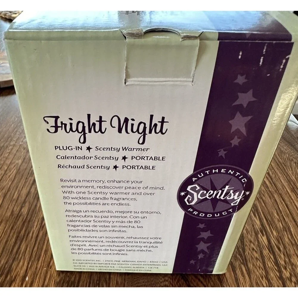 Scentsy Fright Night Bat & Moon Halloween Plug-In Wax Warmer – RETIRED!